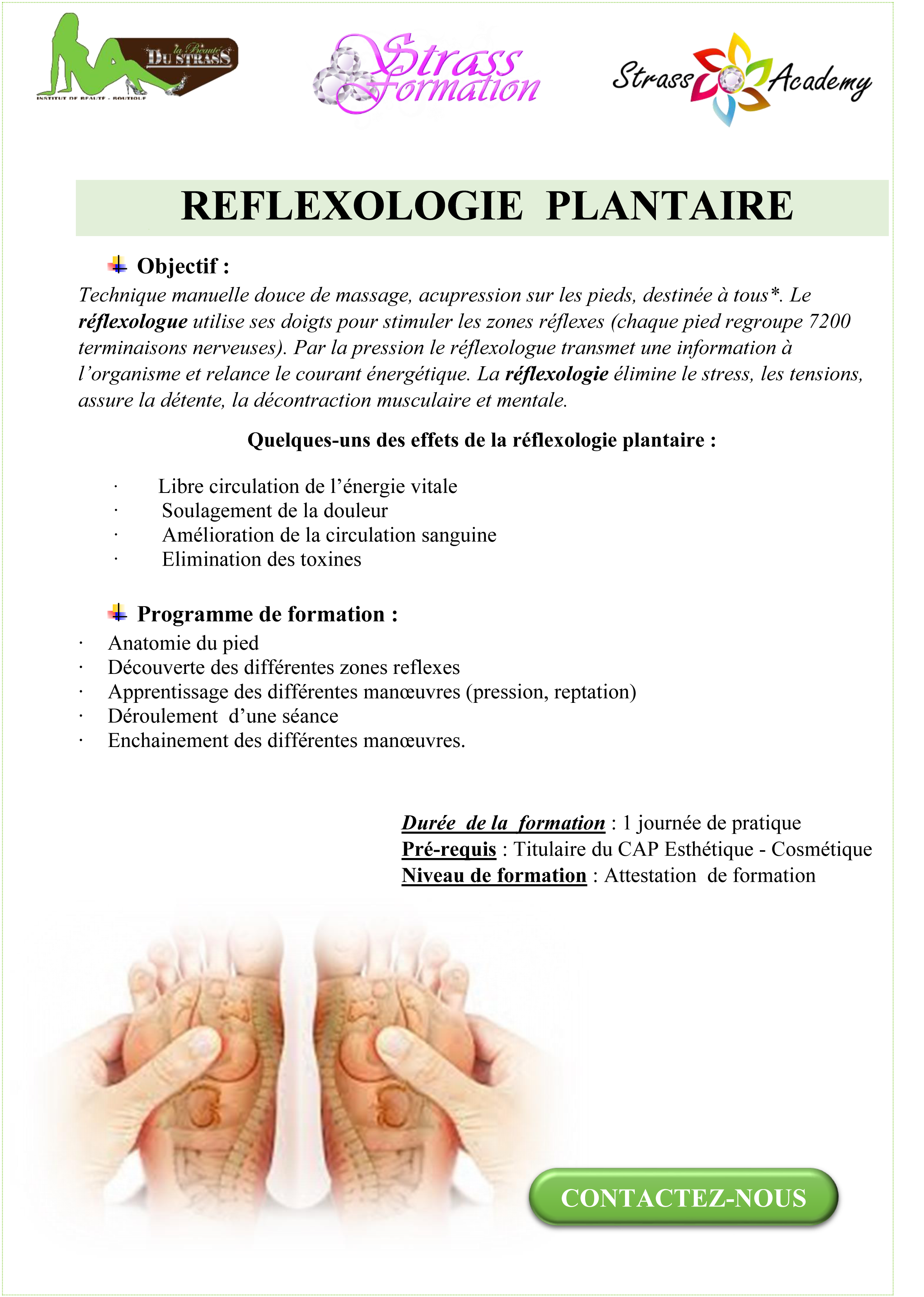 REFLEXOLOGIE PLANTAIRE